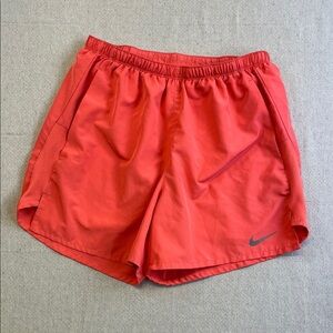 Nike Dri-FIT Running Shorts Women’s Medium Coral Pink Athletic Activewear